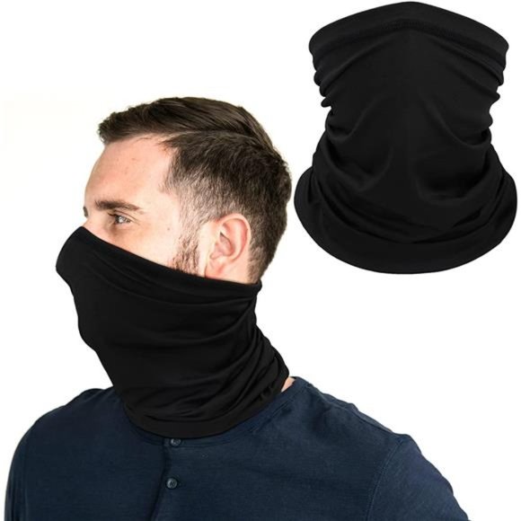 WLLHYF Bandana Neck Gaiters Neck Warmer Balaclava Face Mask Snood